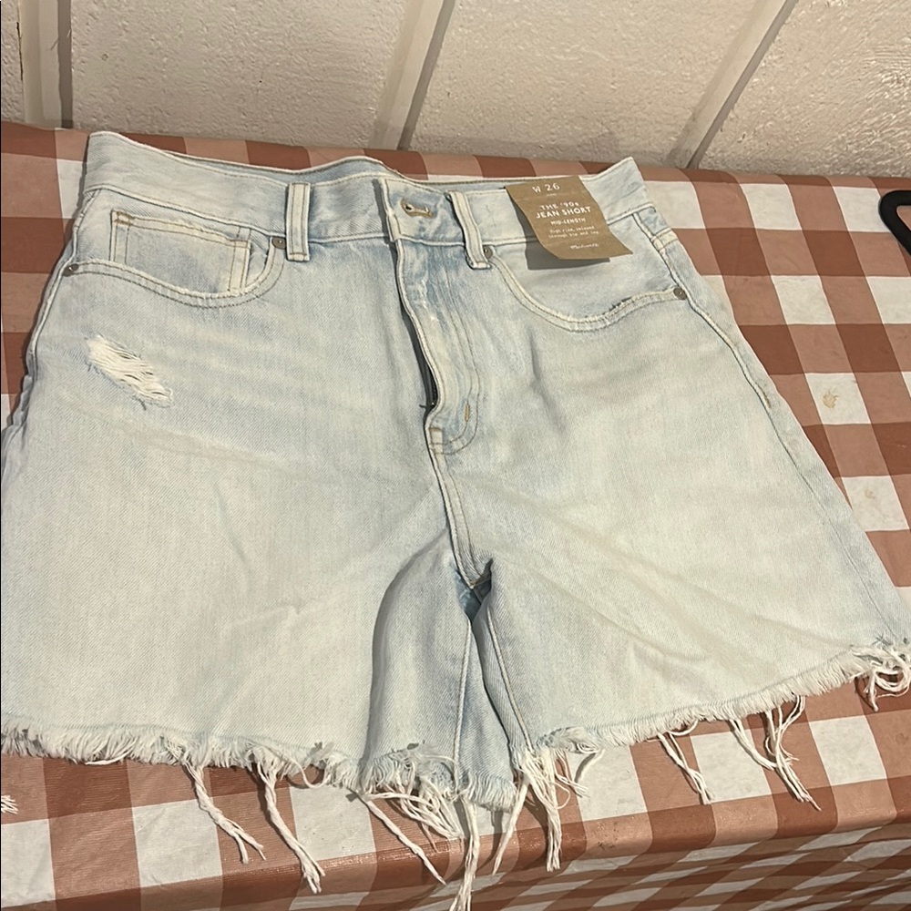 Madewell 90's High-Waisted Jean Shorts 26